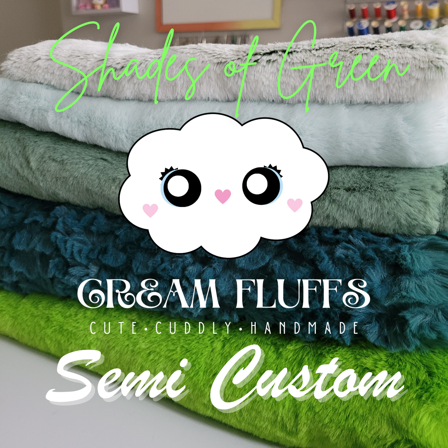 Shades of green semi custom eclair