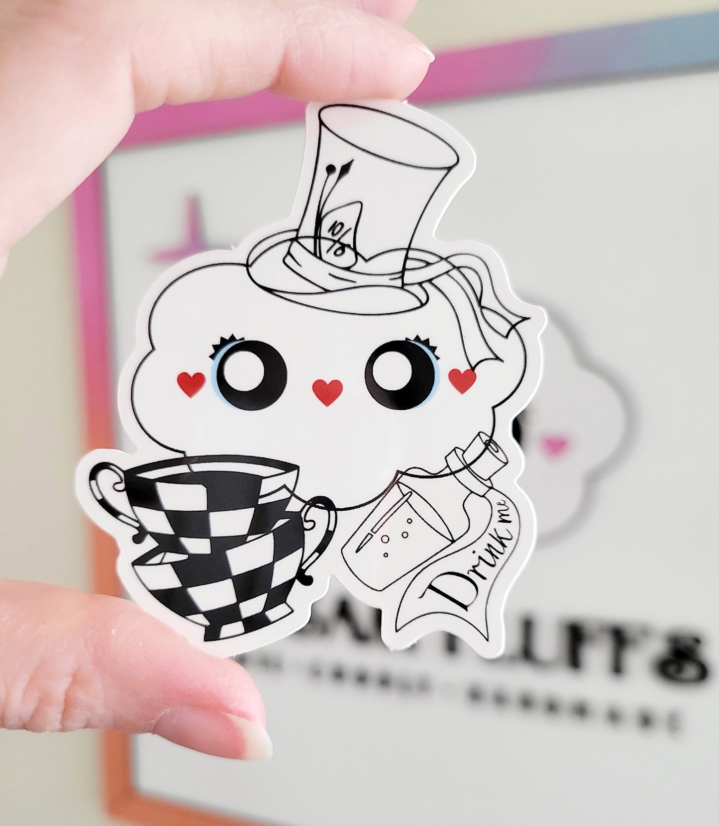Cream Fluffs Vinyl Stickers