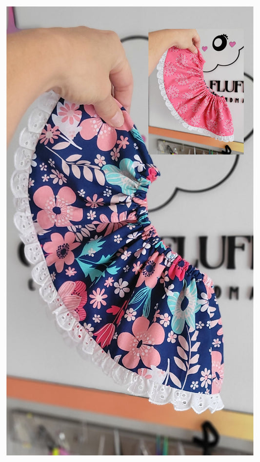 Reversible Plush Skirt