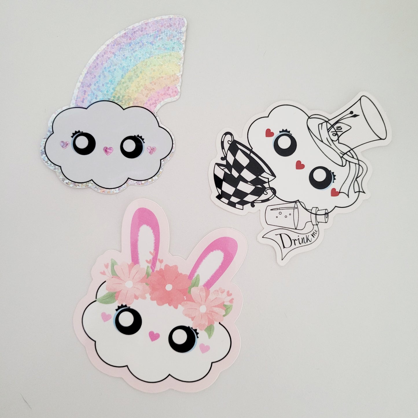 Cream Fluffs Vinyl Stickers